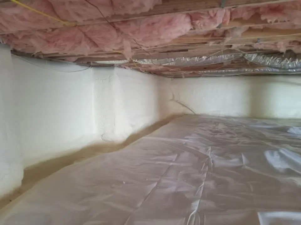 Crawl space encapsulation with closed-cell spray foam for Roof Maintenance in Mount Dora
